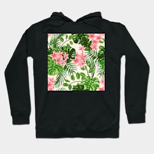 Tropical flowers Hoodie